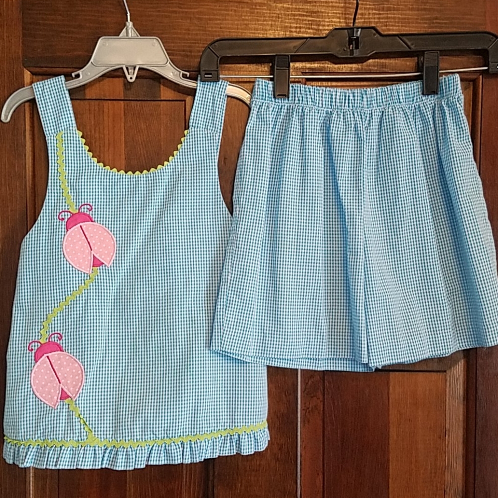Mondays Child Gingham Shorts Set